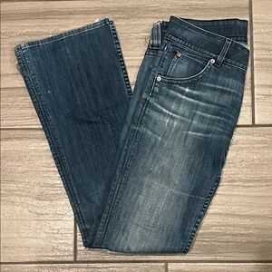Hudson Jeans Beth MidRise Bootcut Dark Blue Denim